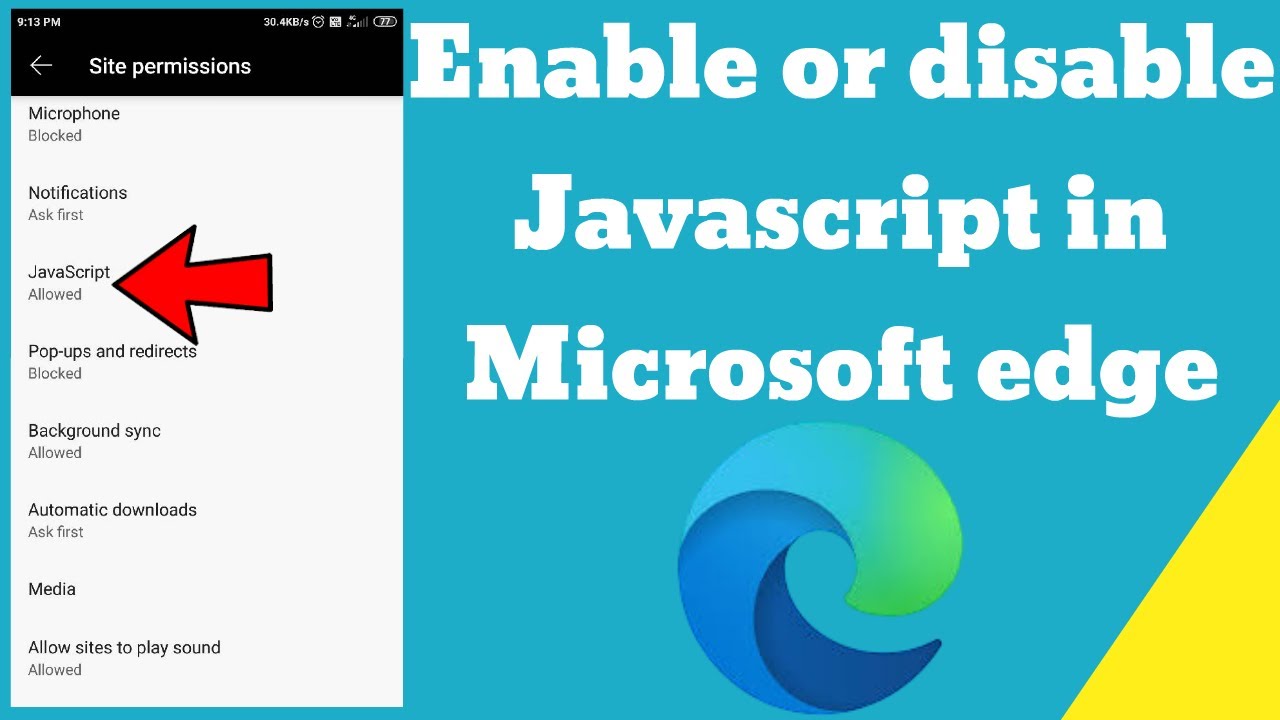33 Enable Javascript In Microsoft Edge Browser Javascript Overflow ...