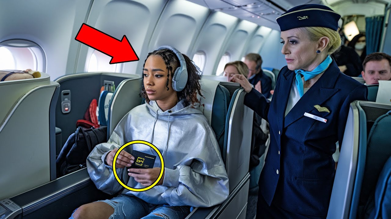 Стюардесса высмеяла темнокожую девушку-подростка в бизнес-классе — из-за её бейджа экипаж замолчал.