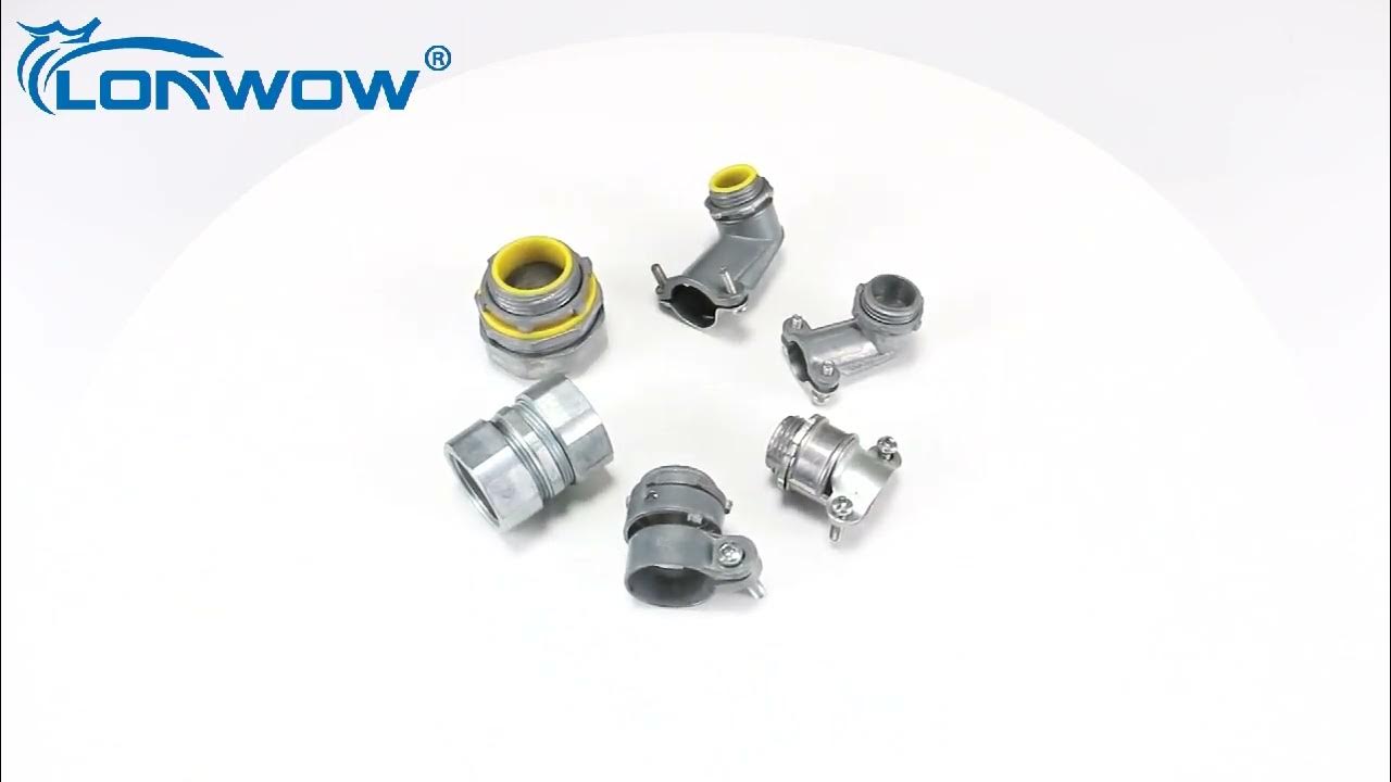 Flexible conduit connectors and couplings YouTube