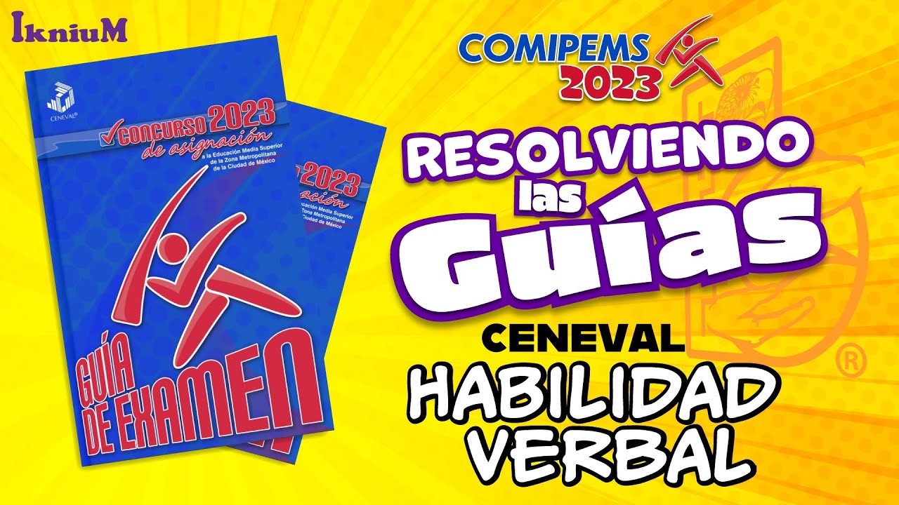 Resolución de la guía CENEVAL - Habilidad Verbal - YouTube
