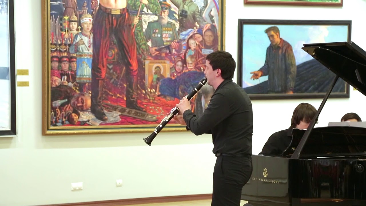 К. Сен-Санс - Соната для кларнета и ф-но Еs dur Исп. Михаил Меринг, Алексей Мельников