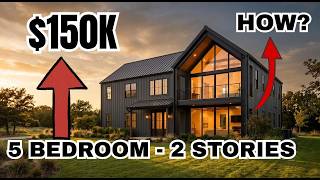Inside a $150K 2-Story 5-Bedroom Barndominium (2026 Breakdown)