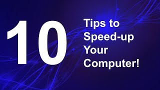 10 cool tips to speed up your computer||Make your PC run like NEW!