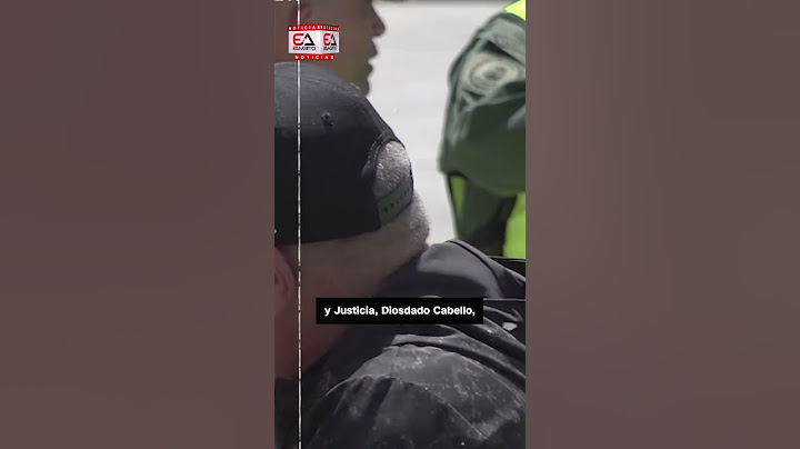 DIOSDADO NO SE MONTA A AVION CON DEPORTADOS POR MIEDO A SER CAPTURADO