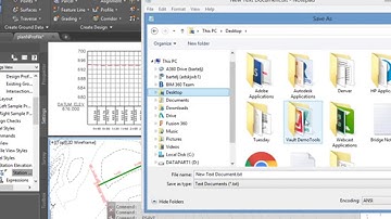 How to create a Civil 3D Profile using an ASCII file    YouTube x264