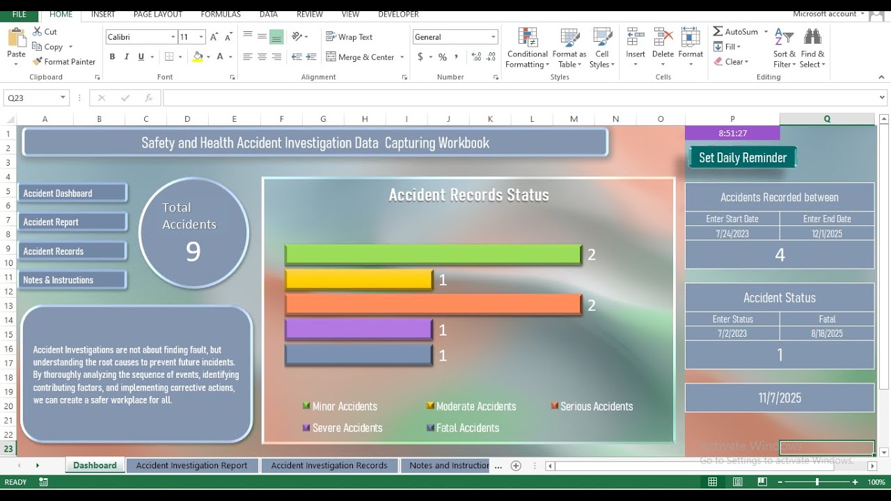 Accident Report Template