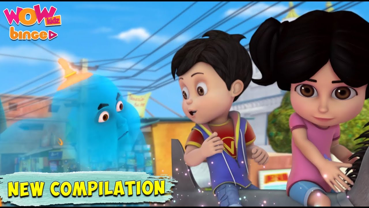 Vir The Robot Boy | Best Action Scenes Compilation - 373 | Wow Kidz Binge