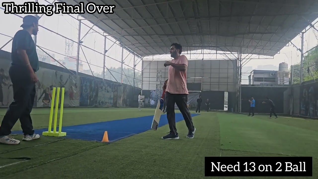 Thrilling Final Over | Box Cricket Match at AXR Sports Dwarka