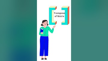 Transpose of matrix #shortsfeed #shorts #class12maths #class10maths #solve #quickmaths #maths #math