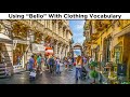 Use of the Word Bello and Clothing Vocabulary
