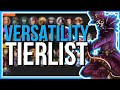 How Versatile Is Your Main? | SMITE Versatility Tierlist!