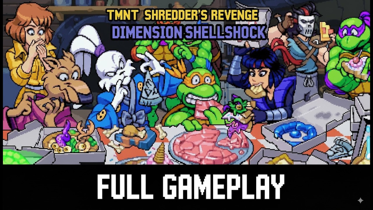 TMNT: Shredder's Revenge - Dimension Shellshock DLC | Full Action Gameplay!