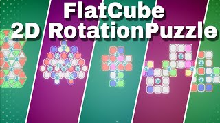 FlatCube : 2D RotationPuzzl‪e‪‬‬ screenshot 3