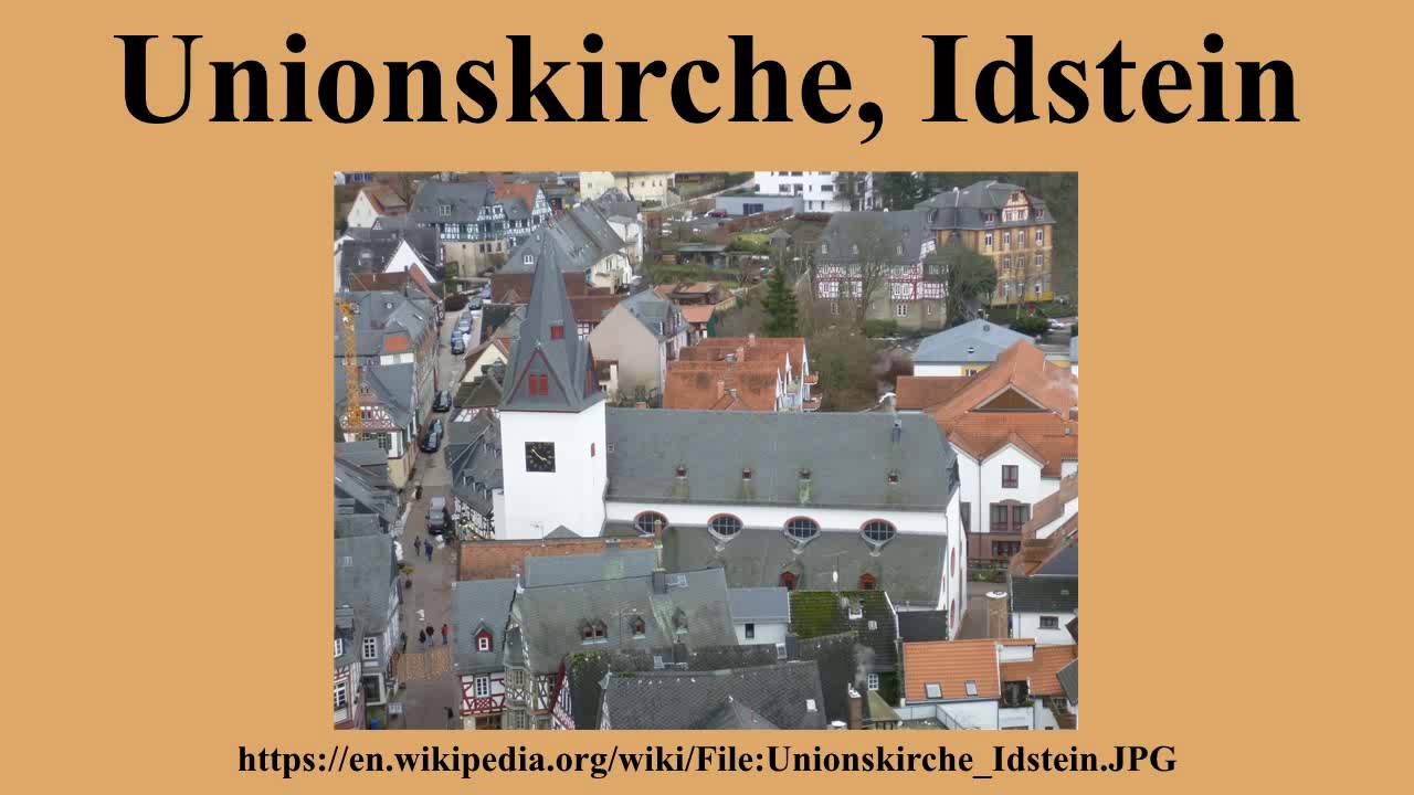 Unionskirche, Idstein