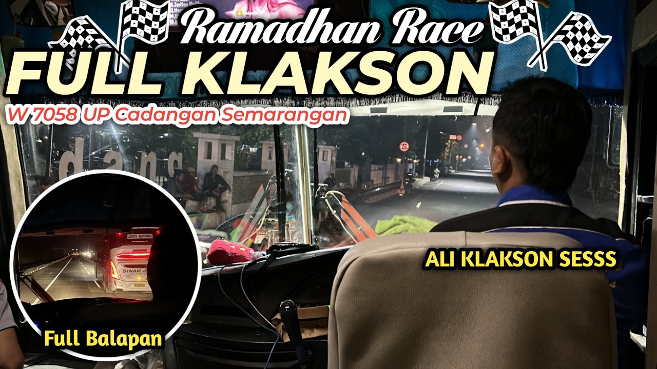 ALI KLAKSON MODE SEMARANGAN❗SKILL BALAP TAK DIRAGUKAN LAGI,SEMARANG JAM KE 2 PAKAI CADANGAN 7058