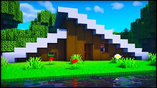 Minecraft: Triangle Small Modern House | How to build an Easy Modern House Tutorial