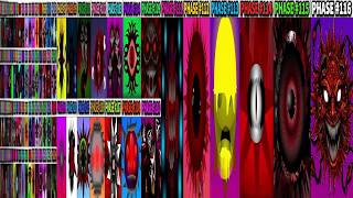 Phase 1-2-3-4 VS Phase 5 VS Phase 6  VS Phase 7 VS Phase 8 VS Phase 9-116 in Incredibox Sprunki!