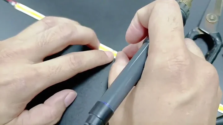 How to solder a white COB Led strip