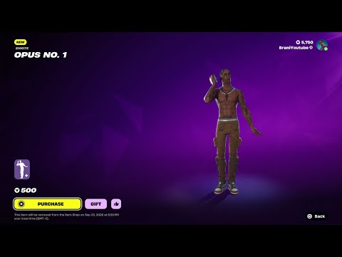 Opus No 1 | Fortnite Emote