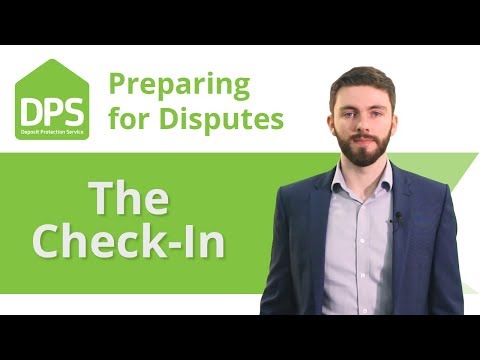 Preparing for Disputes - The Check-In