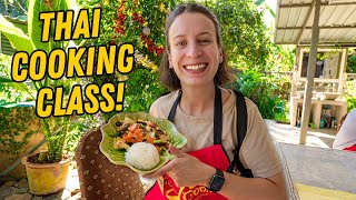 CHIANG MAI 5-COURSE THAI COOKING CLASS! | Chiang Mai, Thailand 2024 Travel Vlog 🇹🇭