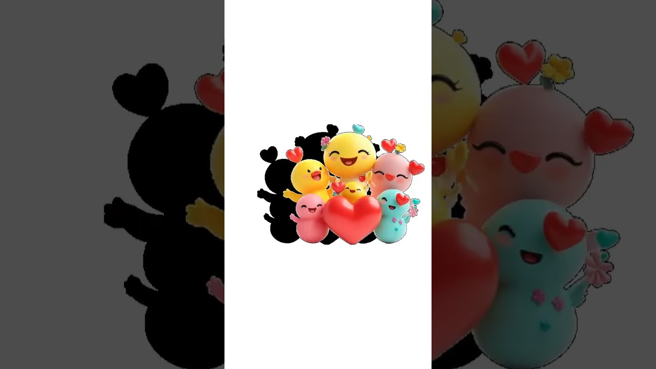 Cartoon Game Song    A Funny, Happy Love Video! 888