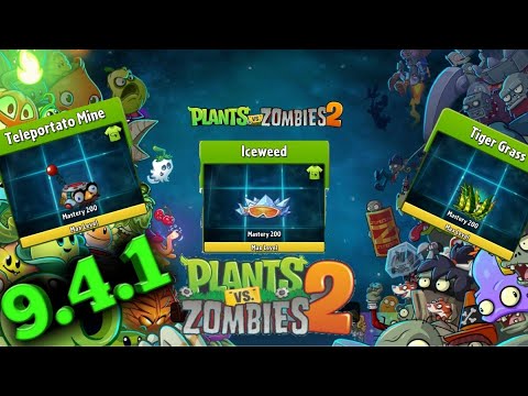 ВЗЛОМ РАСТЕНИЕ ПРОТИВ ЗОМБИ 2 (версия 9.0.1), PLANTS vs ZOMBIES 2 MOD plant  mastery 200(9.0.1)