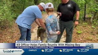 K9 Officer helps find missing boy