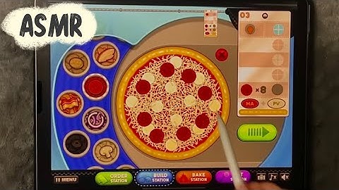 😴 iPad ASMR - 🍕 Let’s make pizza (2)- Clicky Whispers