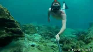 Racha Island just dived in
