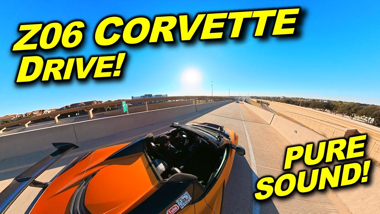 洋楽 DEVILE - FROM A PITCH FOR POINT OF VIEW C8 Z06 Day Drive! 360° View Pure 4k Engine Sound! (No Talking
