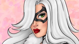Drawing Black Cat In Procreate