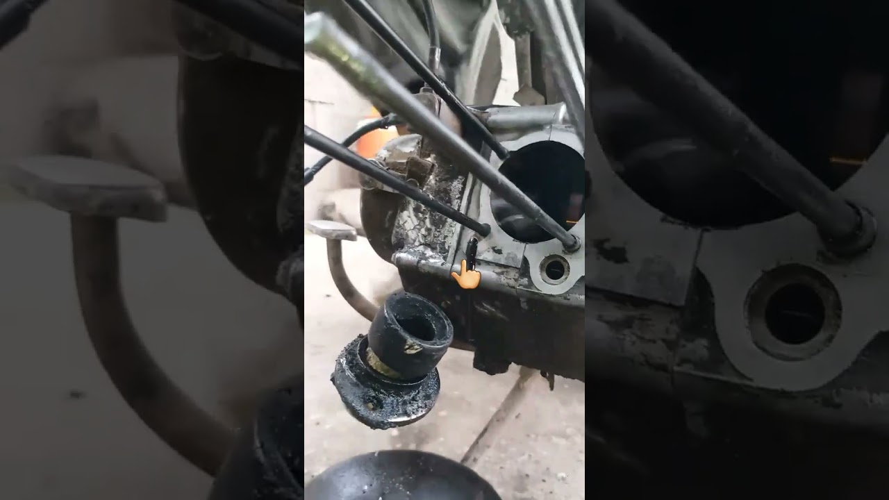 HONDA CD.70 MOTORCYCLE oil pump supply on👈yes and 👉off 