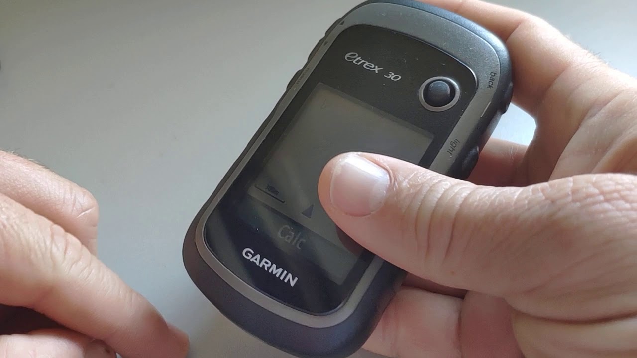 Cálculo de área com GPS de Navegação Etrex30