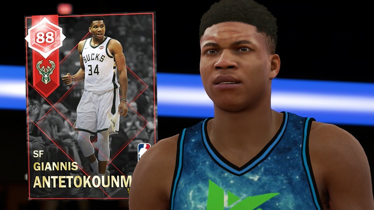 RUBY GIANNIS ANTETOKOUNMPO GAMEPLAY!! GREEK FREAK! (NBA 2K18 MYTEAM)