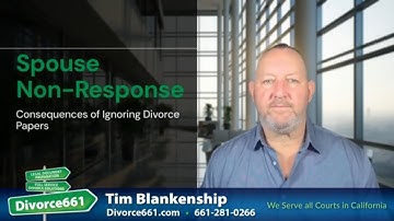 ⏳ What Happens If Your Spouse Doesn’t Respond to Divorce Papers? | Los Angeles Divorce #divorce661