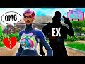 LITTLE KELLY'S EX BOYFRIEND COMES TO FORTNITE ISLAND - Fortnite Short Film