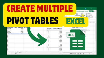 How To Create Multiple Pivot Tables In One Sheet