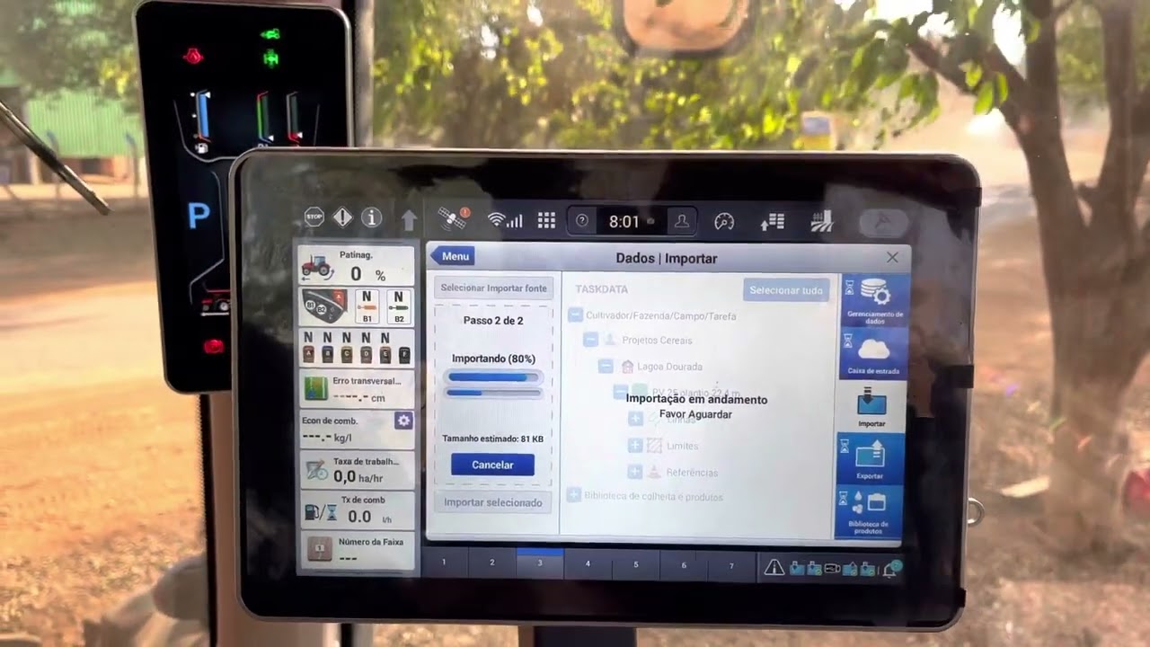 PRO1200 - Importar projeto de linha