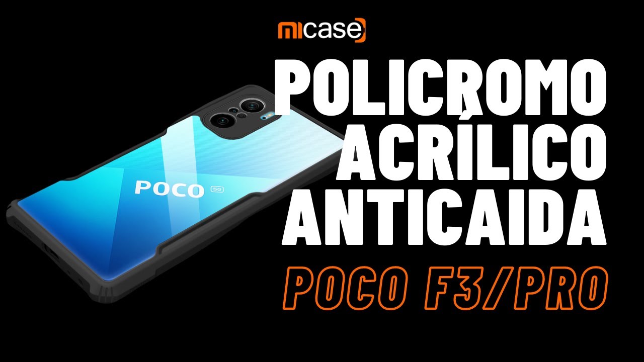 Policromo Acrílico || Case Anticaida Xiaomi Poco F3💪 || MIcase
