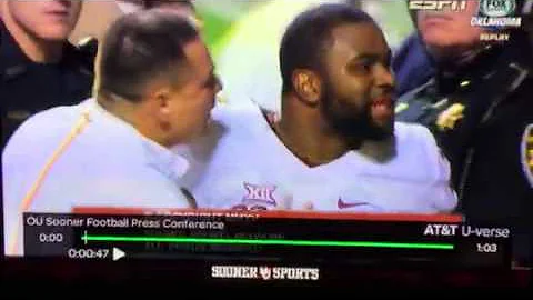 Tennessee coach confronts OU player