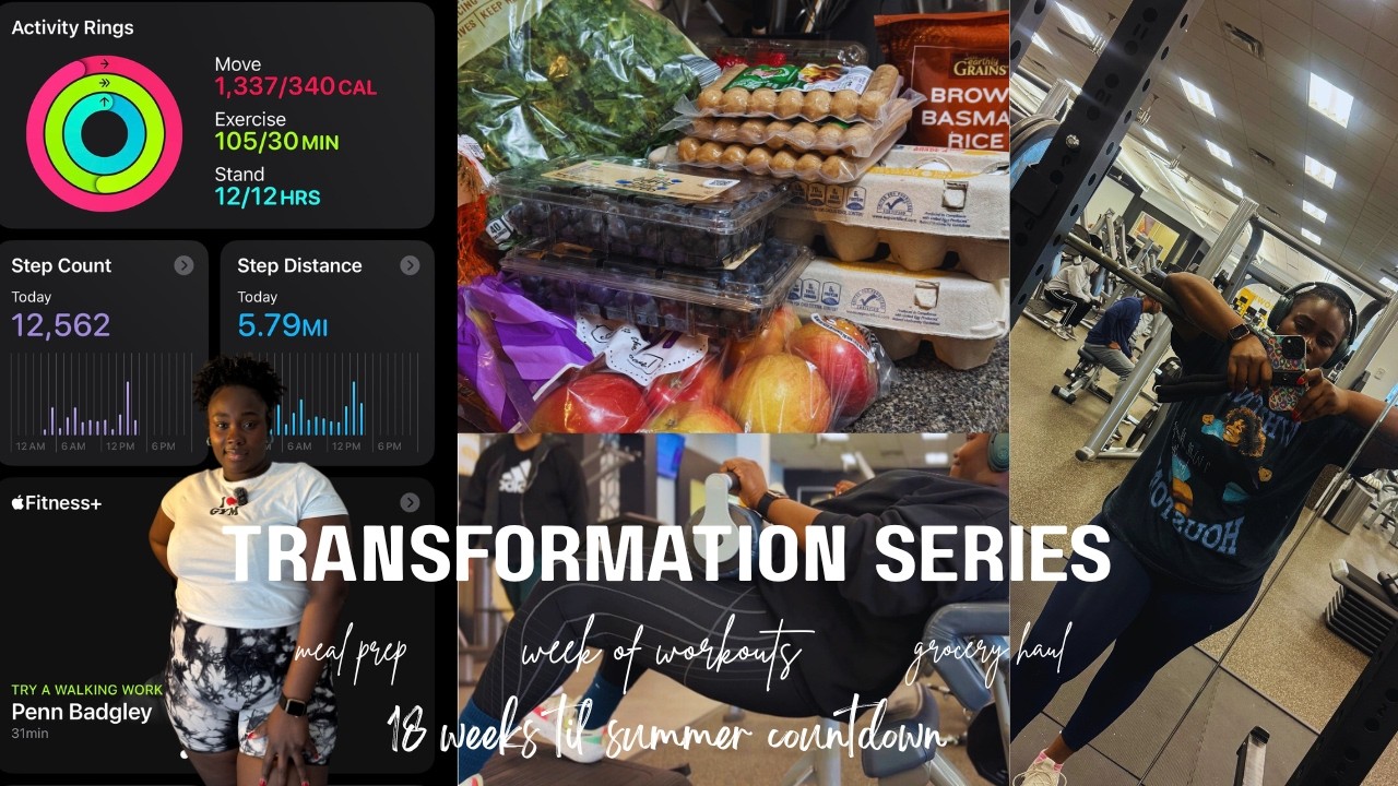 TRANSFORMATION SERIES | COUNTDOWN TO SUMMER WEEK OF WORKOUTS GROCERY SHOPPING COUNTING CALORIES