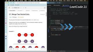 LeetCode 21 Merge Two Sorted Lists