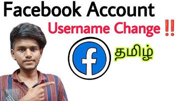 facebook account username change / how to change username in facebook / tamil / BT