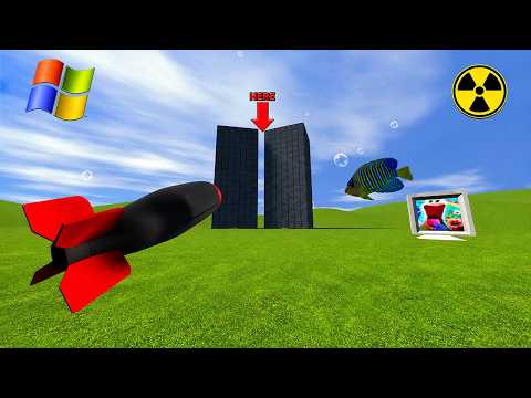 I Tested The Most Dangerous Bombs in Weird Windows XP Map | GMod