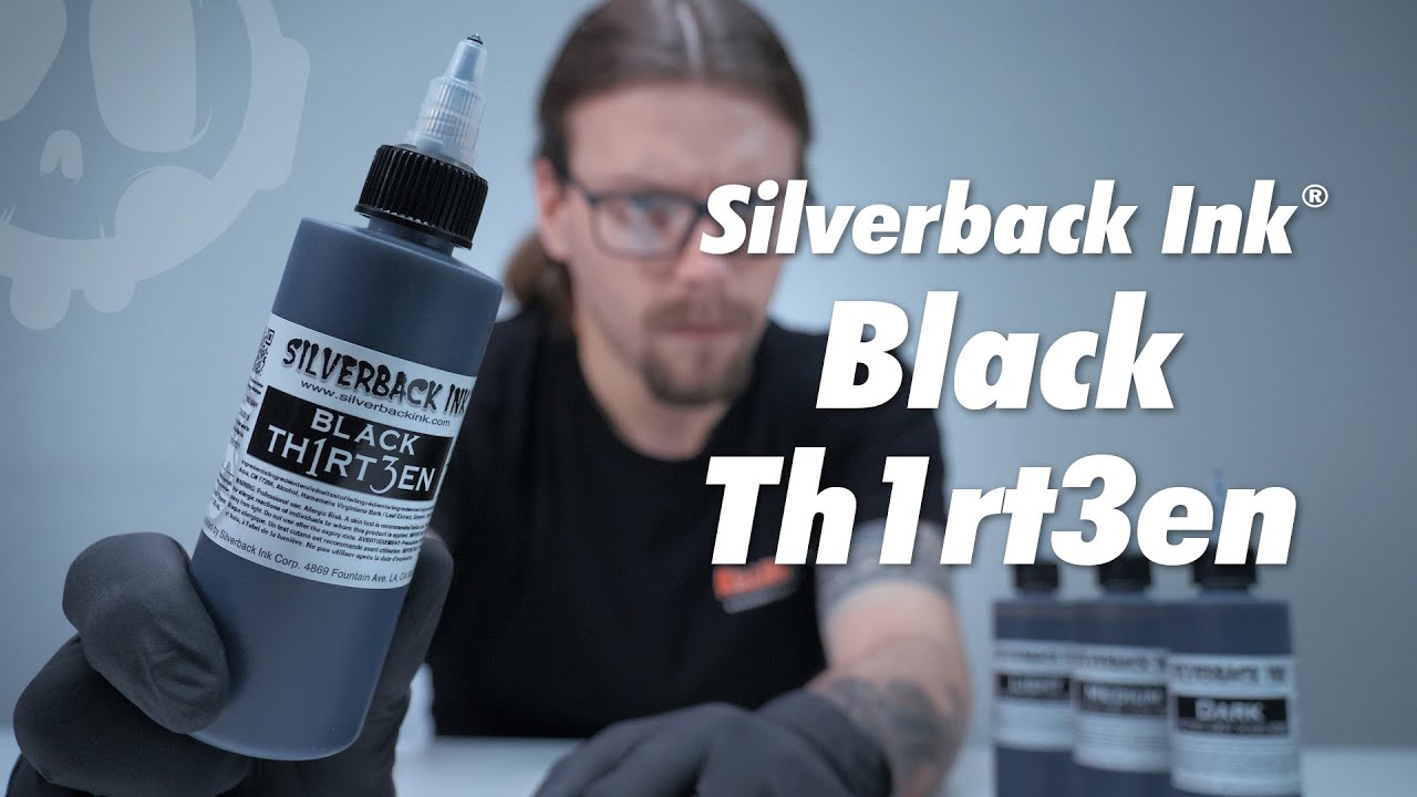 Silverback Tattoo Ink® - Which is the Blackest? | Vegan-Friendly Black Tattoo  Ink - YouTube
