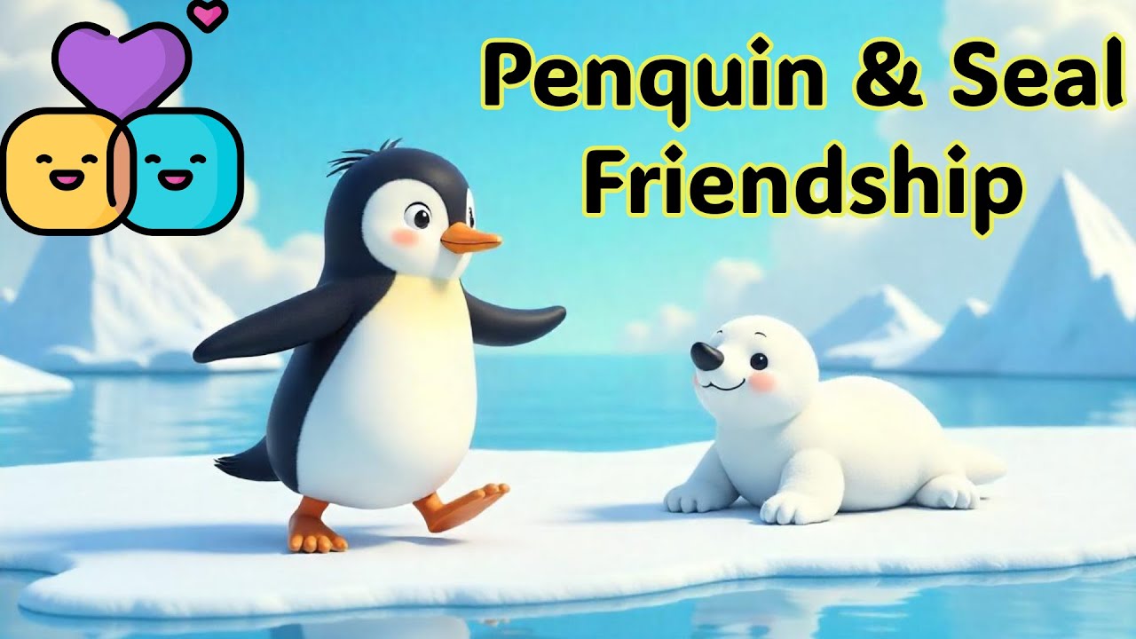 Penquin and Seal | Kids Animated Cartoon | Kids Song | Toddlers Song | Bedtime Stories For Kids
