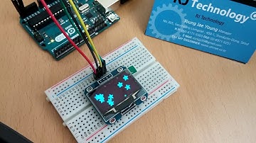 Arduino Uno 로 1.3인치 I2C OLED 를 사용해서 각종 문자와 그래픽 출력해 보기