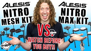 Alesis Nitro MAX vs Nitro Mesh, what’s the difference? Worth the upgrade? Watch before you buy!