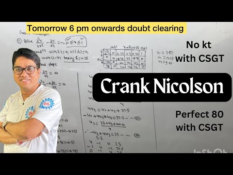 Crank Nicholson method
